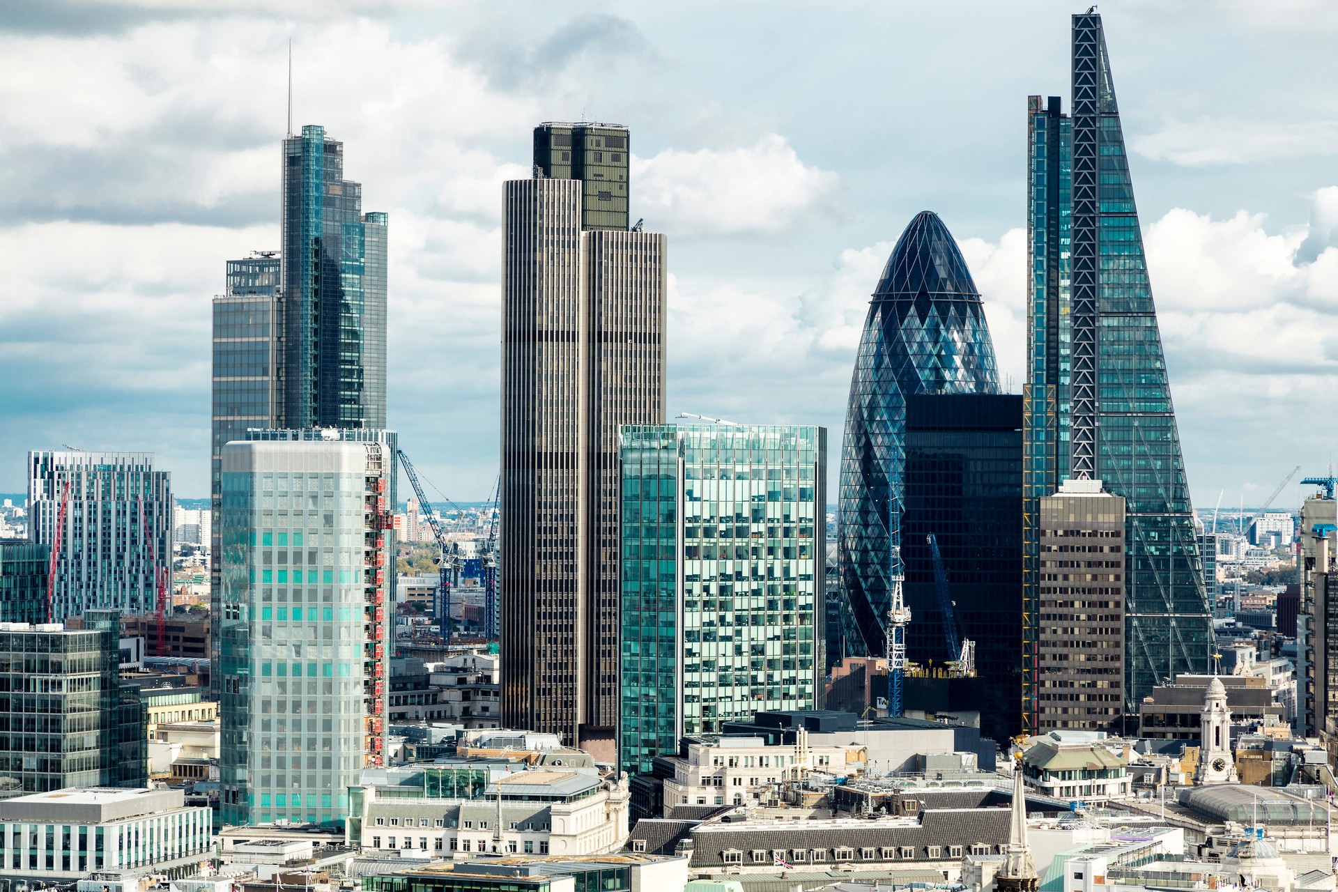 Office Buildings in London, England